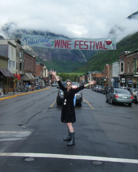 Leah Deane, Fine Wine Specialist for Republic National Distributing Company at the Telluride Wine Festival