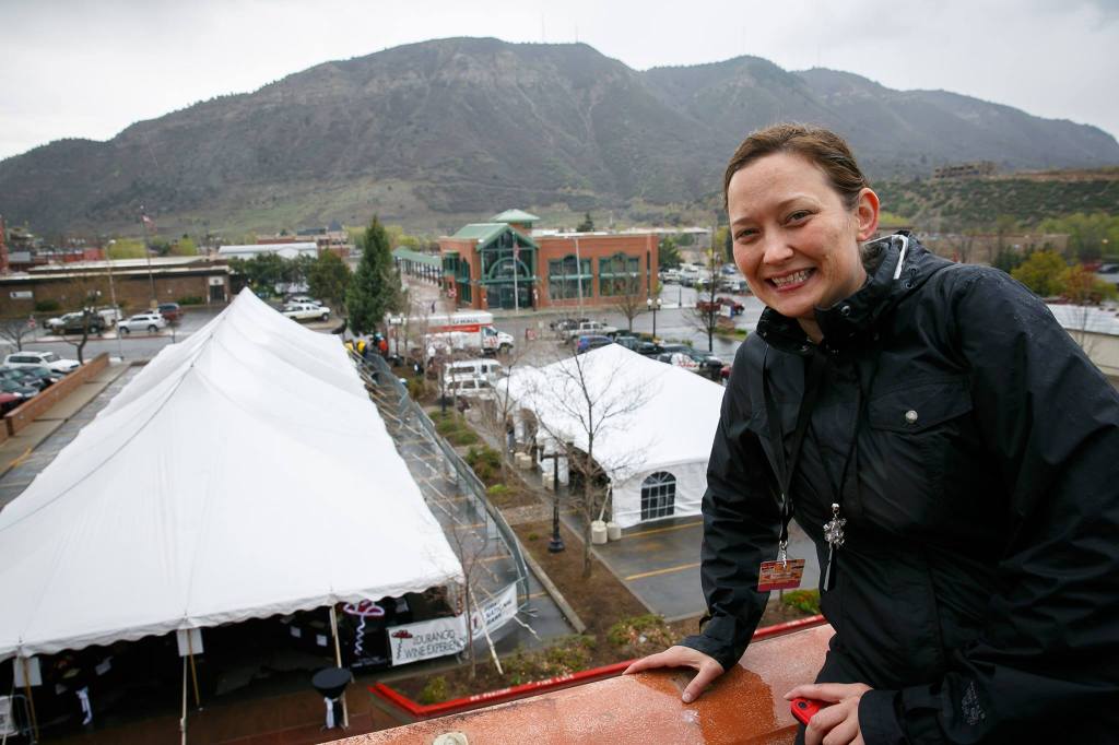 Grand Tasting 2015 DWE from the roof of the Bank